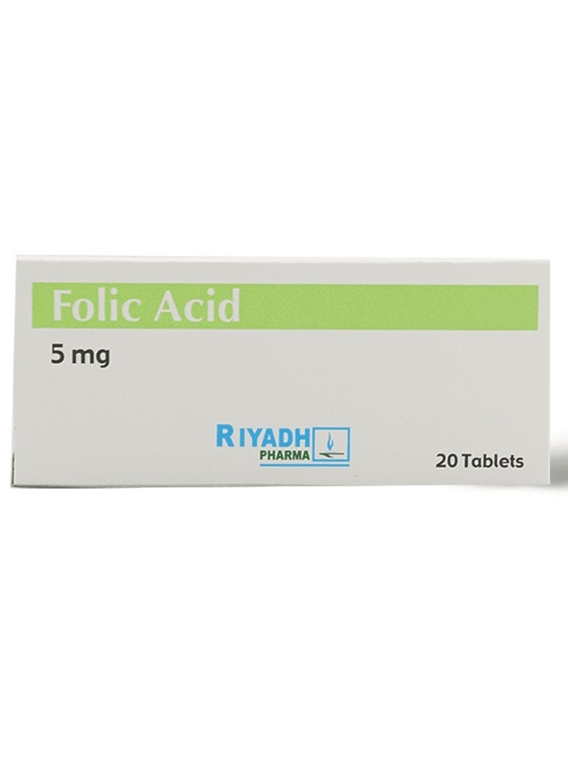 Folic Acid 5 Mg 20 Tablets - Image 4